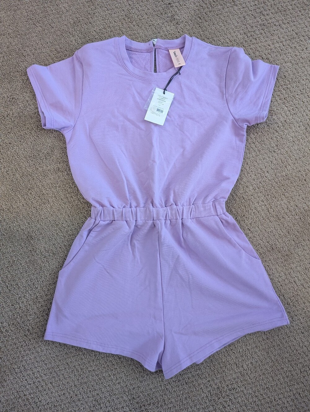 Smashtess Lavender Short Romper - Brand New